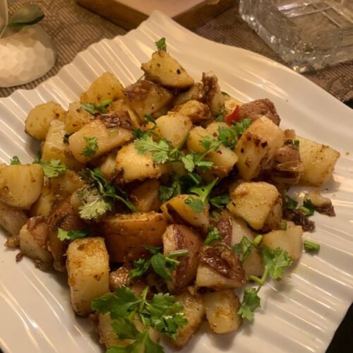 Garlic Roasted Potatoes Recipe